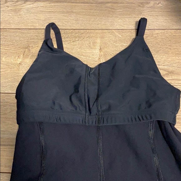 Black Champion Workout Tank w/ Built-In Bra, M - Picture 5 of 8